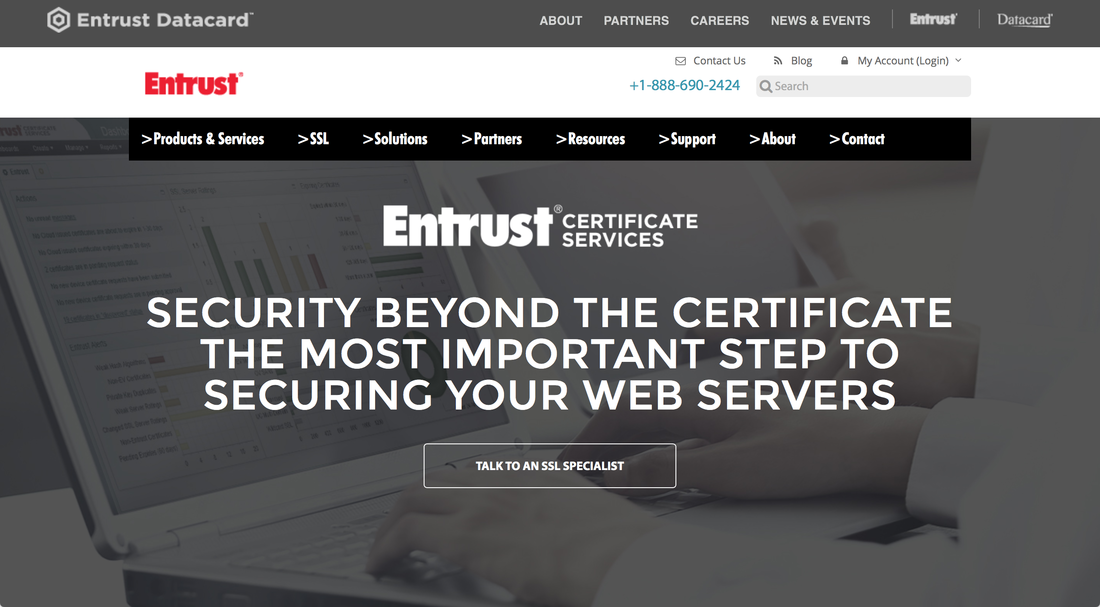 Enstrust SSL Page